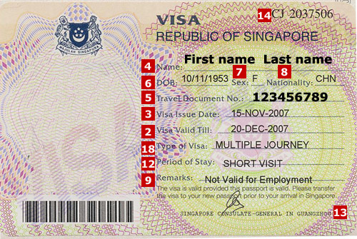Singapore Visa Singapore Visa